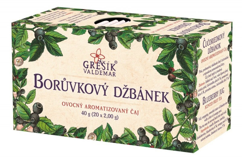 GREŠÍK Čučoriedkový džbánik 40g. / 1bal